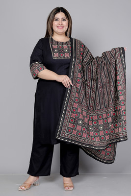 SHRIZA Women Kurta Pant Attached Dupatta Set
