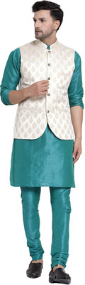 TS Lifestyle Men Kurta Pyjama Ethnic Jacket Set