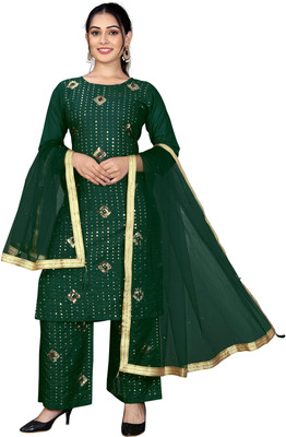 HOC's Women Kurta Pant Dupatta Set