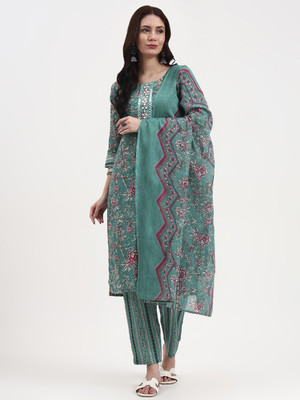 Yufta Women Kurta Pant Dupatta Set