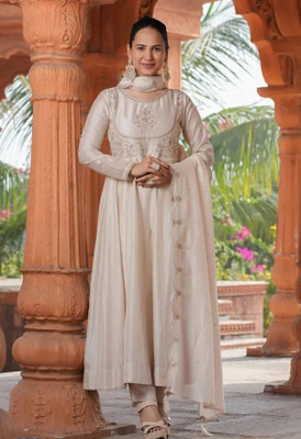SatinoStitch Women Kurti Pant Dupatta Set