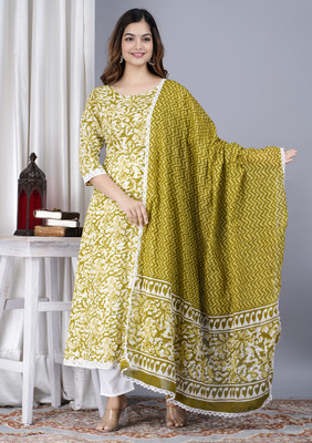 rudrama Women Kurta Pant Dupatta Set
