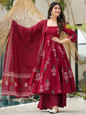 YAGNIK FASHION Women Kurti Palazzo Dupatta Set