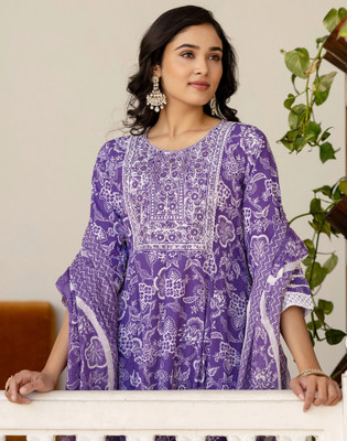 Skylee Women Kurta Pant Dupatta Set