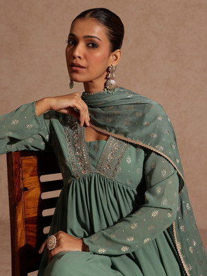 Janasya Women Kurti Dupatta Set