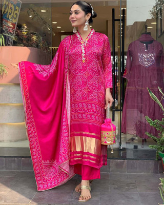 sankalp fashion Women Ethnic Top Pant Dupatta Set