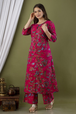 BDREE Women Kurta Palazzo Set