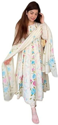 Stylish Fashion Women Kurti Pant Dupatta Set