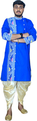 GOURI COLLECTIONS Men Kurta Dhoti Pant Set