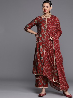 LIBAS Women Kurta Palazzo Set