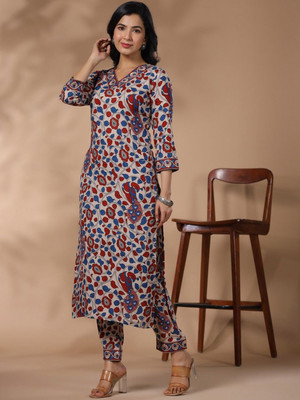 Jixpox Women Kurta Pant Set