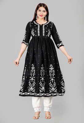 RF CLOTHES Women Kurta Pant Set