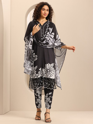 LIBAS Women Kurta Pant Dupatta Set