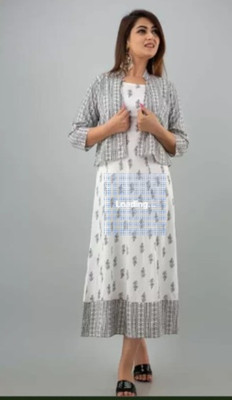 Priti Collection Women Kurti Ethnic Jacket Set