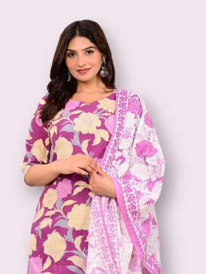 MEXICO FAB Women Kurta Churidar Dupatta Set