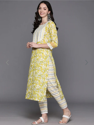 Archana Fab Printed Kurta, Trouser/Pant & Dupatta Set