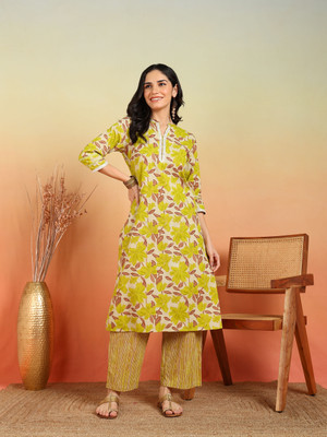 Yash Gallery Women Kurta Pant Set