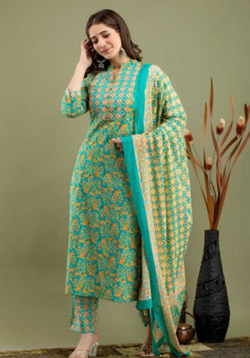 Ranawatintrend Women Kurti Pant Dupatta Set