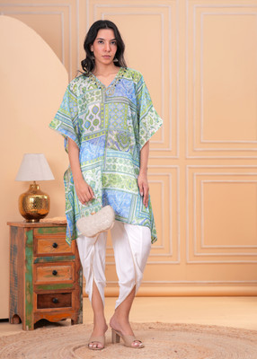 JC4U Women Kaftan Dhoti Pant Set