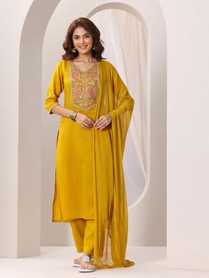 LIBAS Women Kurta Pant Dupatta Set