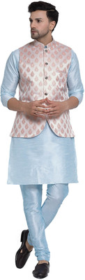 TS Lifestyle Men Kurta Pyjama Ethnic Jacket Set