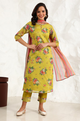 W Women Kurta Pant Dupatta Set