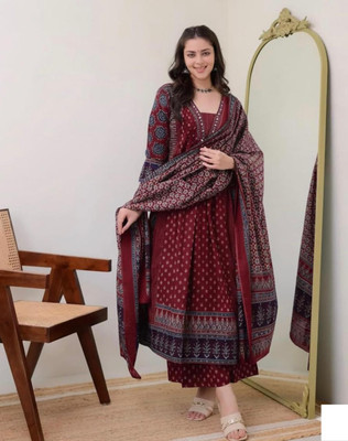 fashion hour Women Kurta Palazzo Dupatta Set