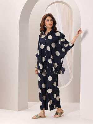 LIBAS Women Shirt Palazzo Set