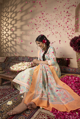 Gulmohar Jaipur Women Kurta Pant Dupatta Set