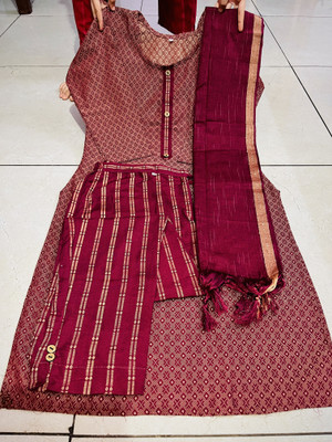 Ansary Collection Women Kurta Pant Dupatta Set