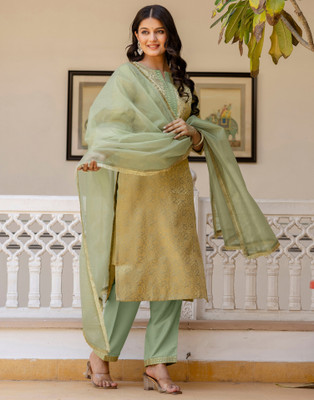 Divastri Women Kurta Pant Dupatta Set