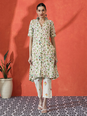 Sangria Women Kurta Pant Set