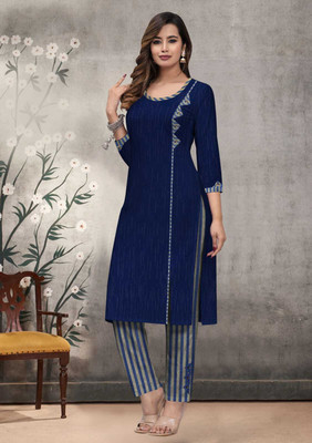 Fatima Traderz Women Kurta Pant Attached Dupatta Set