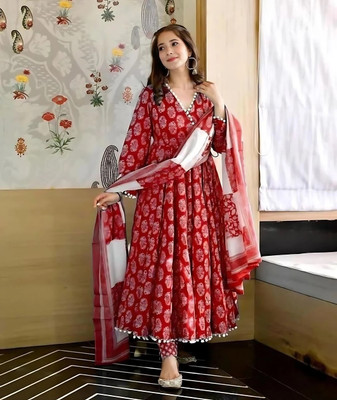 Aarohi Women Ethnic Top Pant Dupatta Set