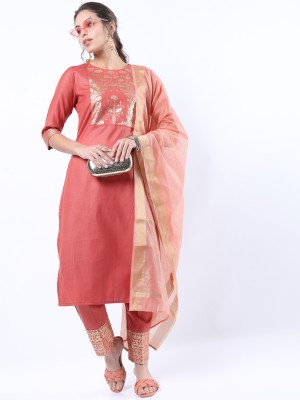 KETCH Women Kurta Pant Dupatta Set