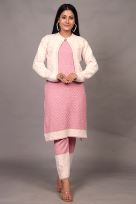 The Zigar Studio Women Kurta Pant Ethnic Jacket Set
