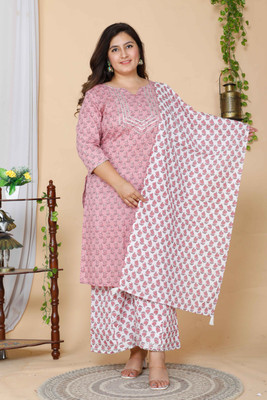 MIRAVAN Women Kurta Palazzo Set