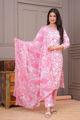 Toflei Women Kurta Pant Dupatta Set