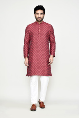 POLY2FAB Men Kurta Pyjama Set