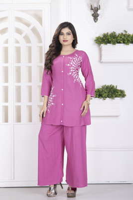 GOKUL TRENDZ Top Palazzos Co-ords Set