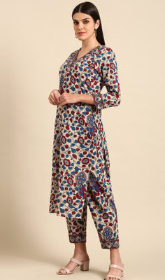 Jixpox Women Kurta Pant Set
