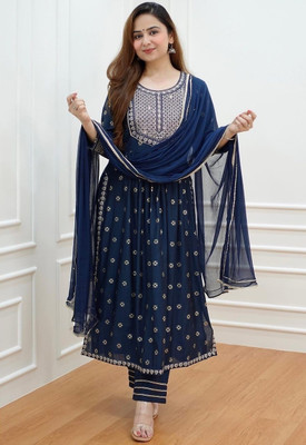 The clothing hub Women Kurta Pant Dupatta Set