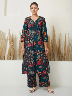 LOOKMARK Women Kurta Pant Set
