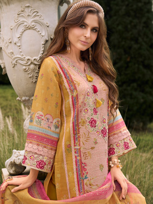 Indo Era Women Kurta Pant Dupatta Set