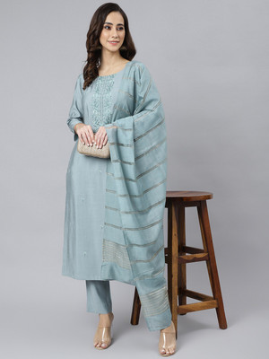 Janasya Women Kurta Pant Set