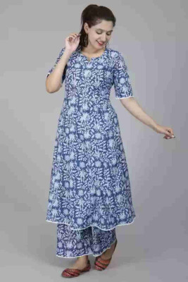 SUBH LAXMI Women Kurta Palazzo Set