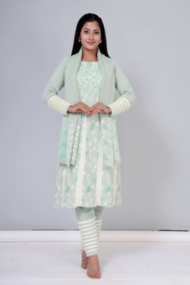 The Zigar Studio Women Kurta Pant Dupatta Set
