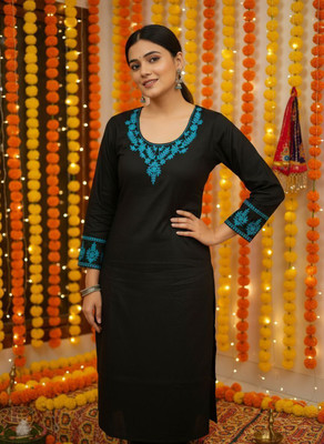 JF Textiles Women Kurti Pant Set