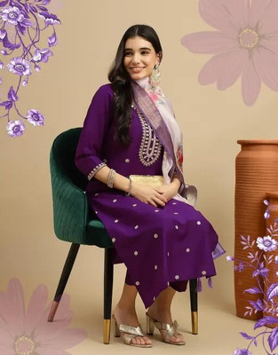 shree hari fashion Women Kurta Pant Dupatta Set