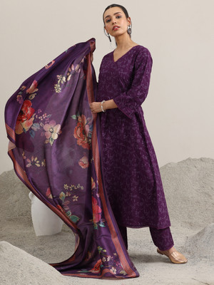 LIBAS Women Kurta Pant Dupatta Set